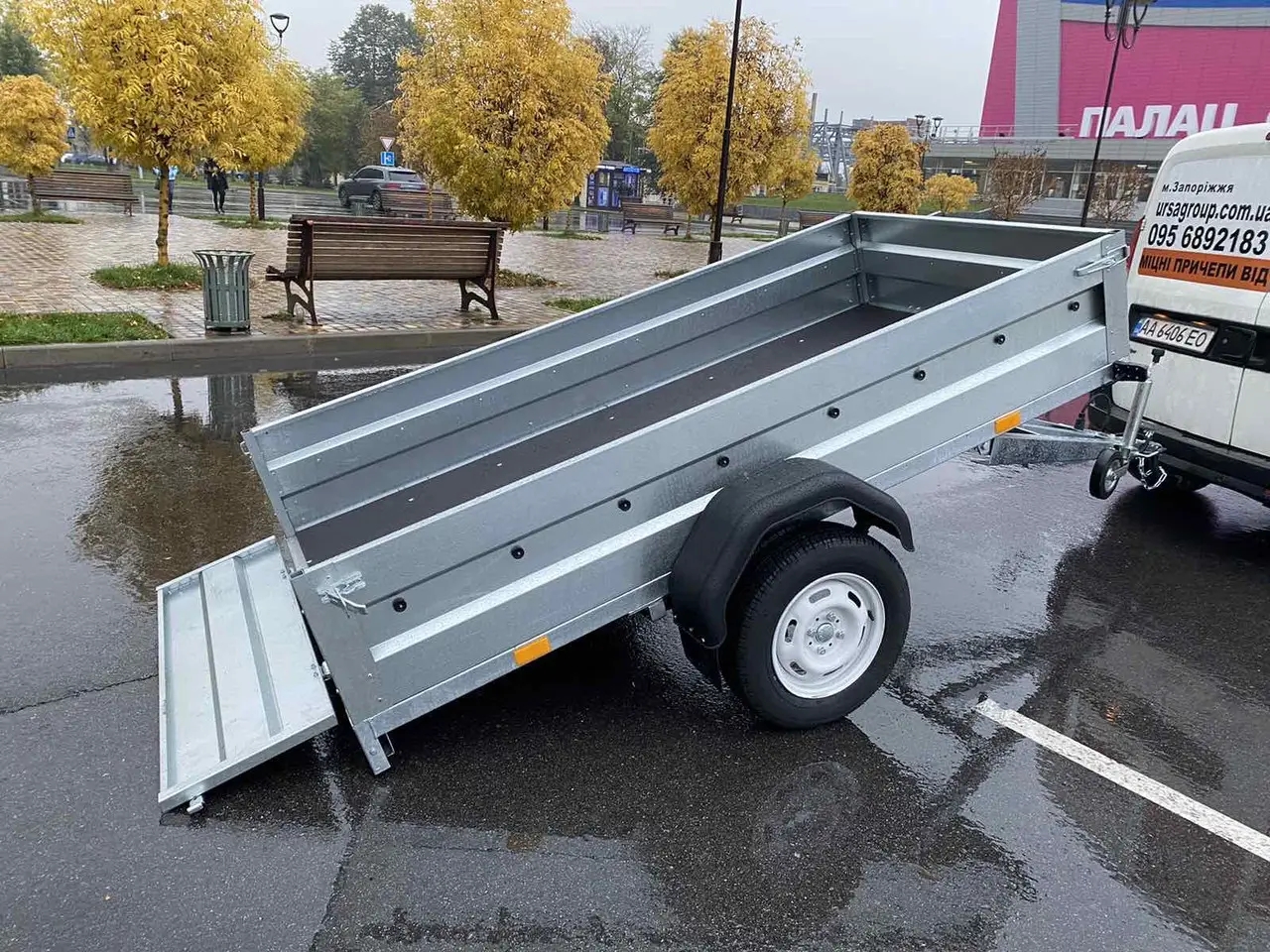 Причіп оцинкований Універсал 2500х1250