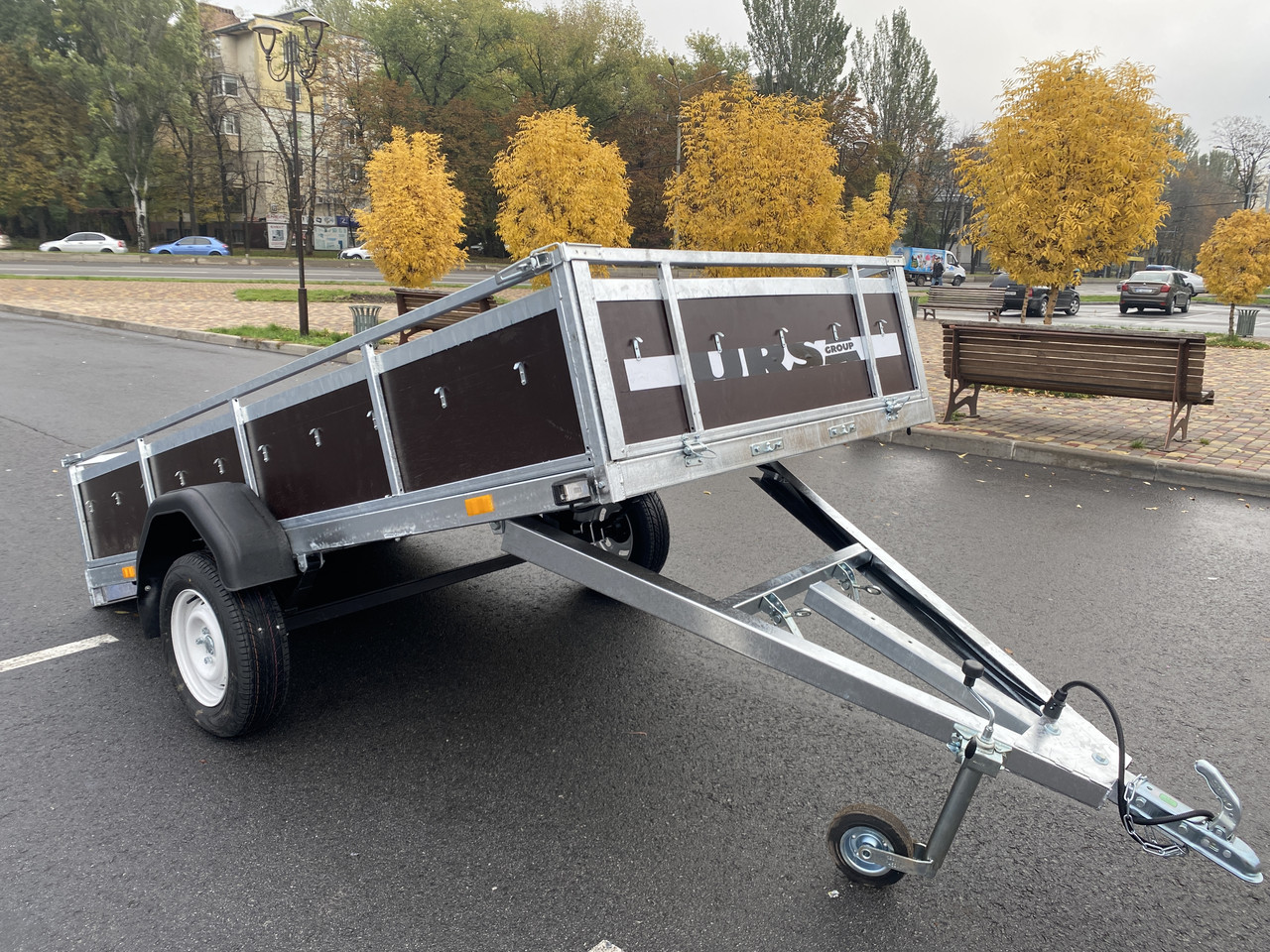 Причіп оцинкований Оптима 3000х1500 БЕЗ коліс