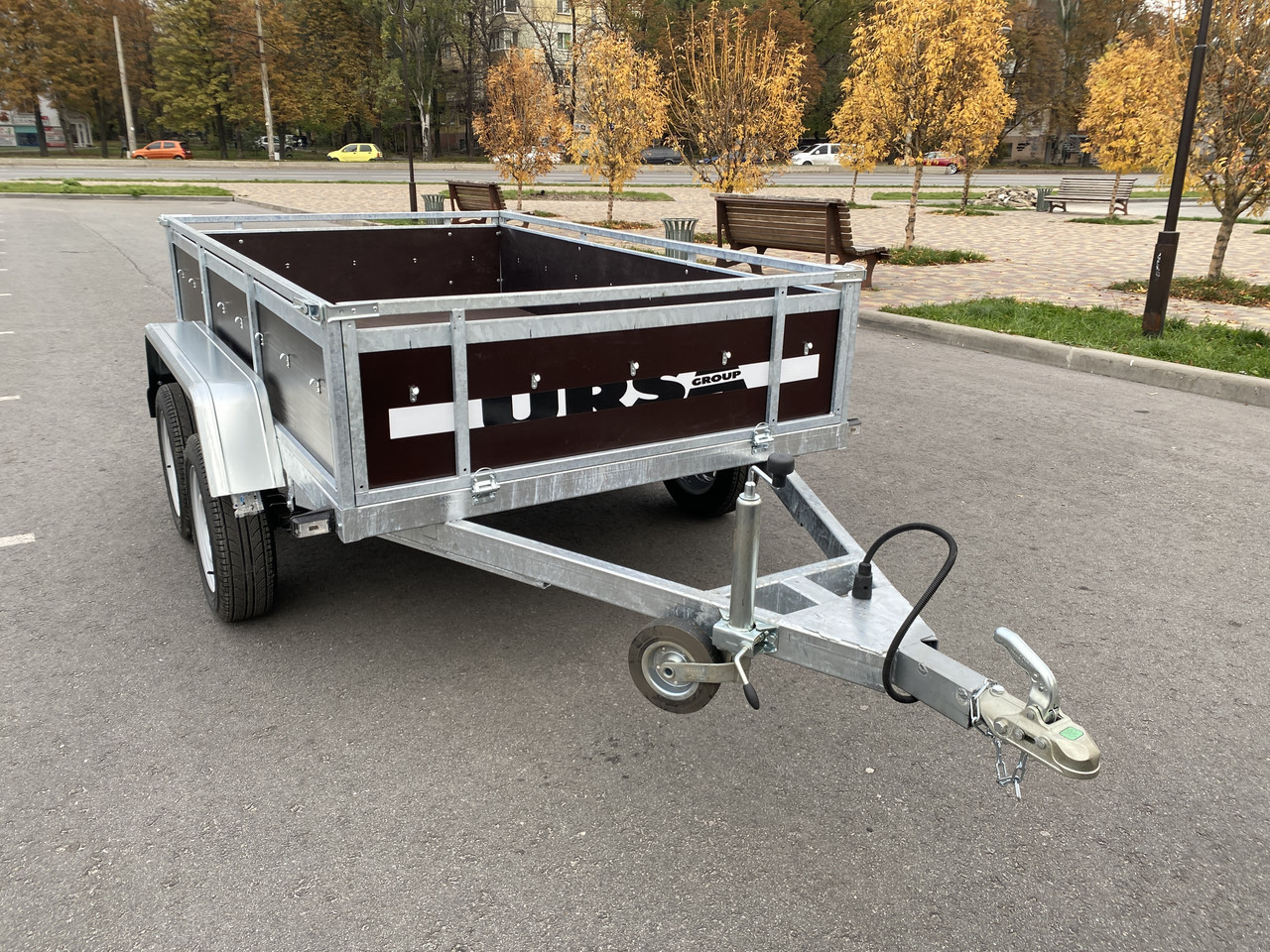 Причіп легковий двохосний Оптима 2500х1500 БЕЗ коліс