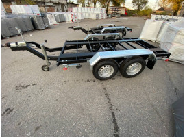 Прицеп под генератор для грузового авто 2560х1250 двухосный с тормозной системой