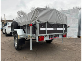 Причіп одновісний Оптима XPROMAX 2500х1500 до 1500кг (посилений з додатковими опціями)