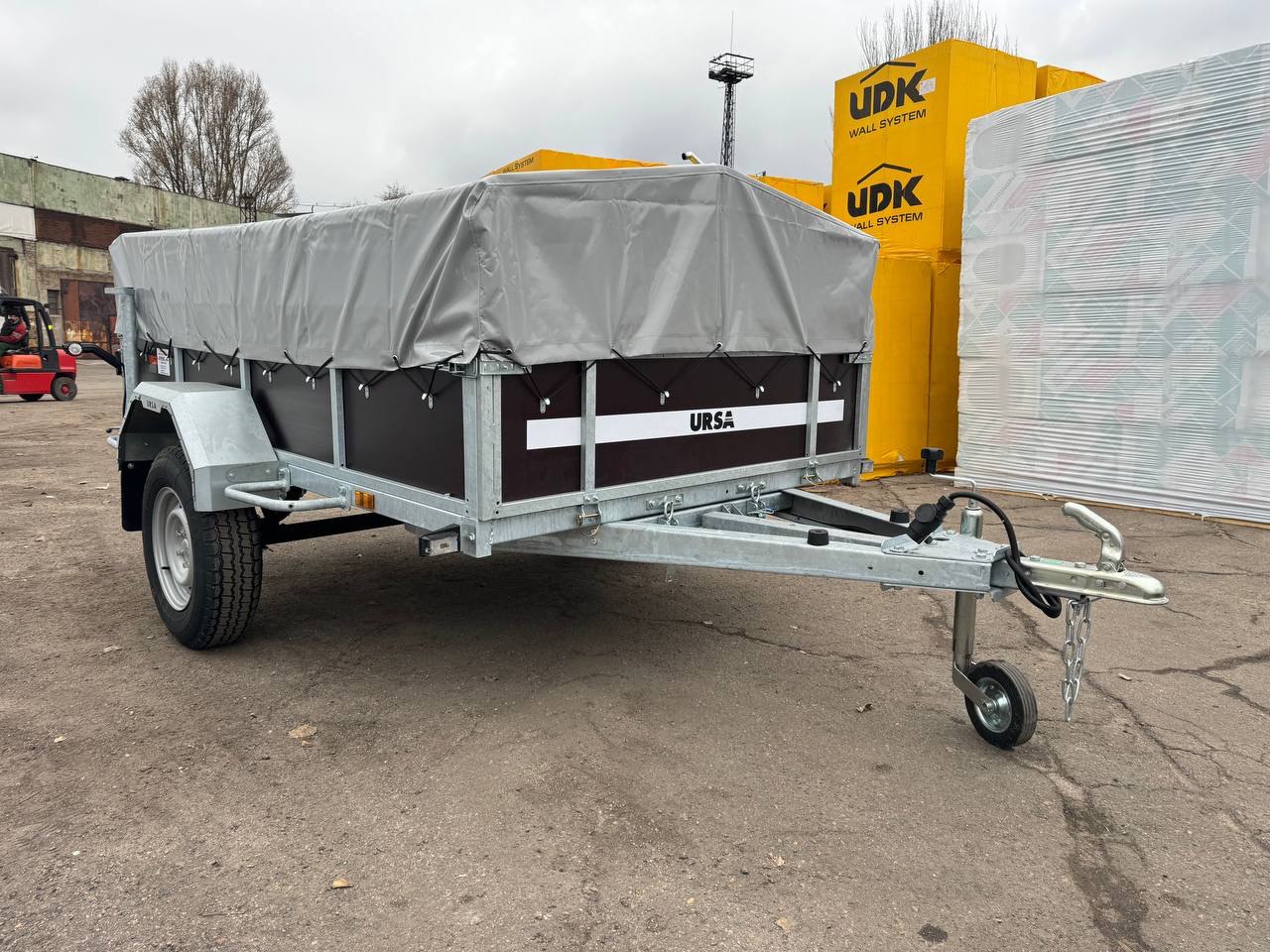 Причіп одновісний Оптима XMAX 2500х1500 (Преміум комплект додаткових опцій)