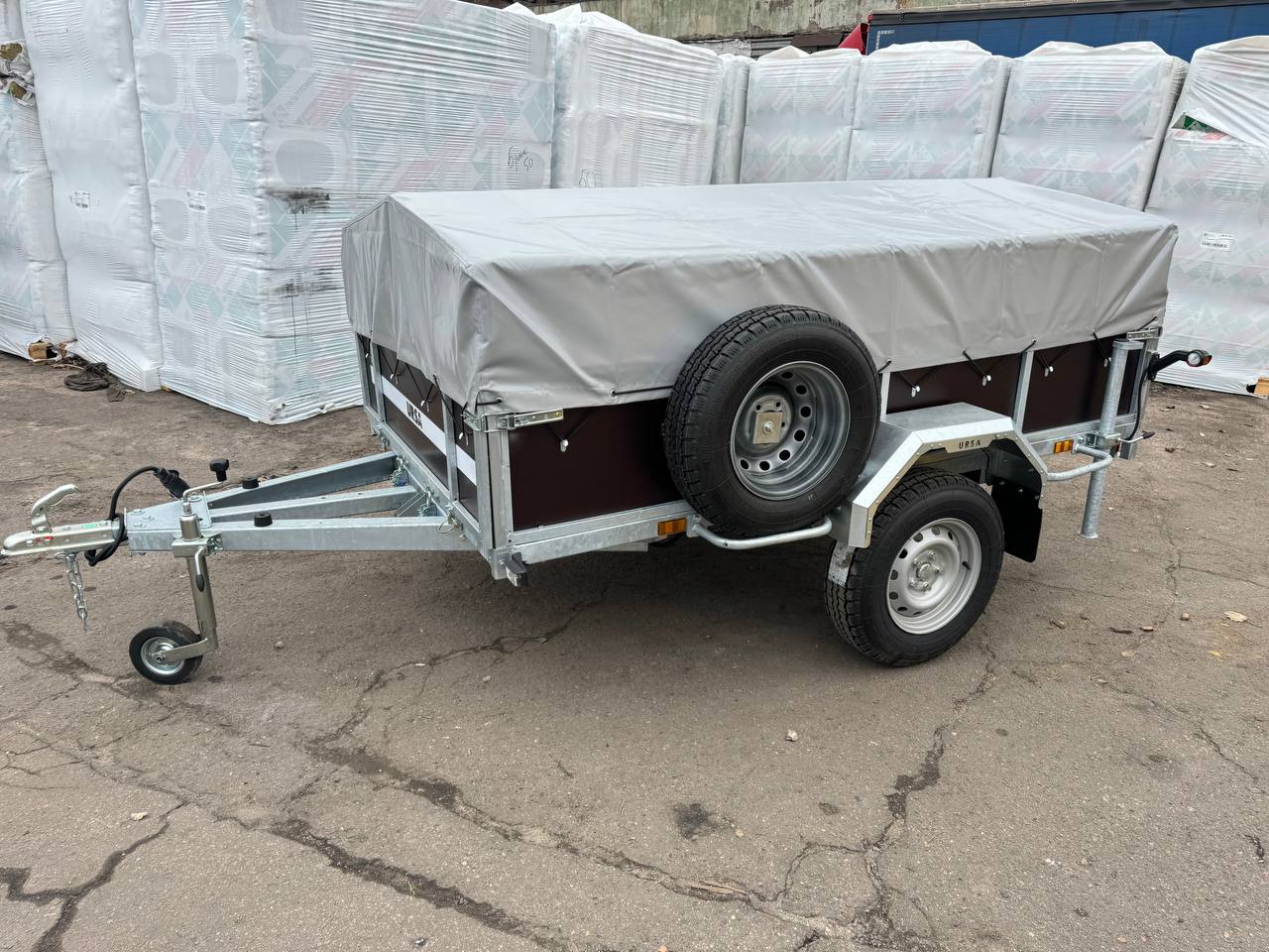 Причіп одновісний Оптима XMAX 2500х1500 (Преміум комплект додаткових опцій)